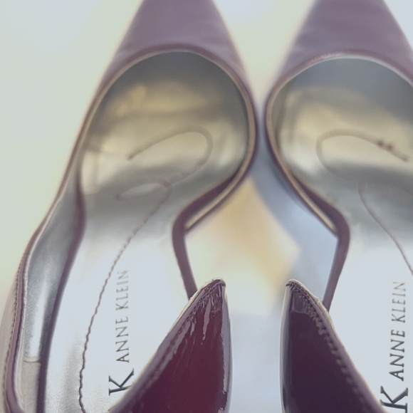 Women's Anne Klein Christa D'Orsay Plum Berry 3" Heels, Size 6.5M - Picture 3 of 10